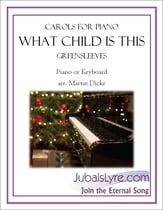 What Child is This piano sheet music cover